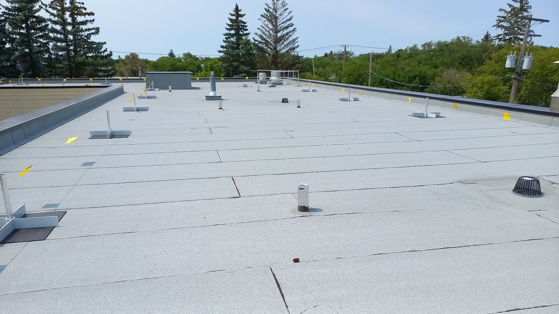Flat roof project in Southern Saskatchewan
