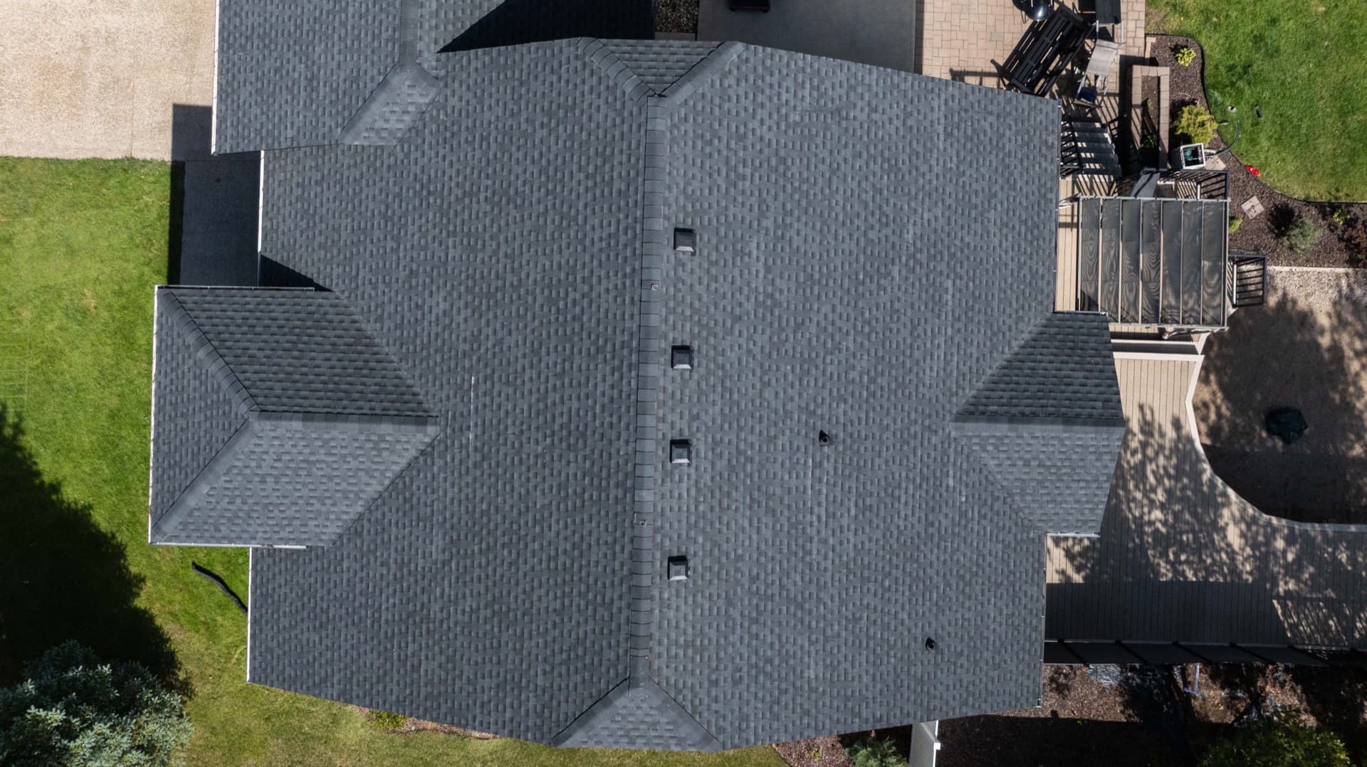 Lumsden completed roof top-down drone