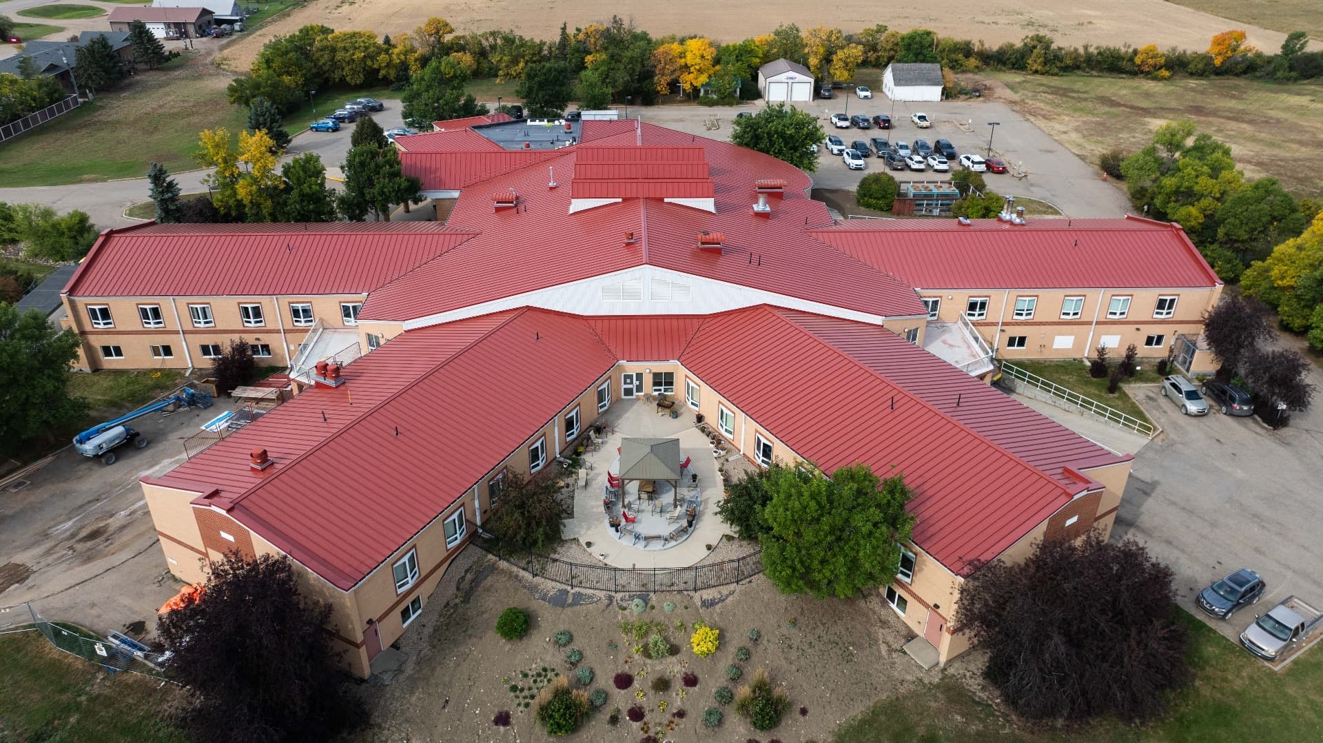 Metal roofing project