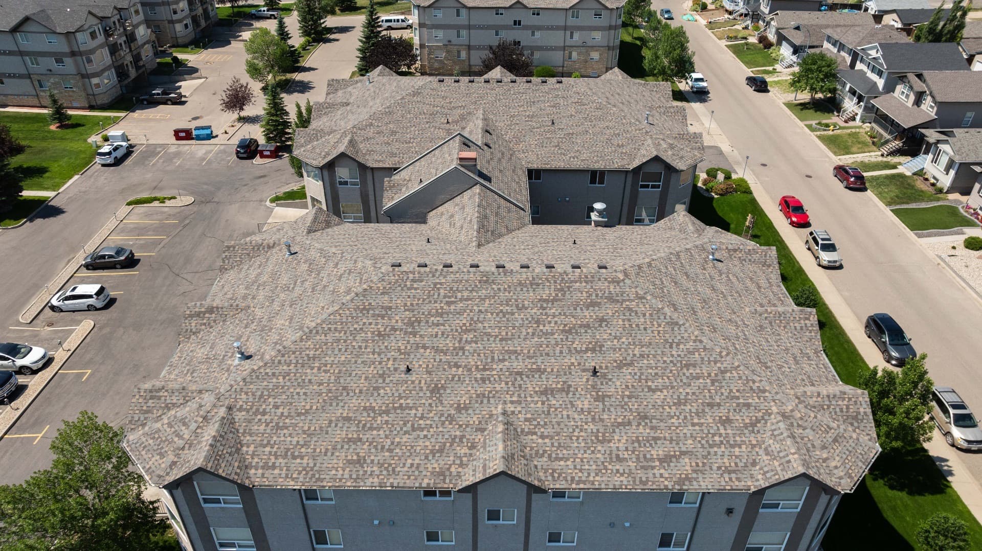 Shingle installation project