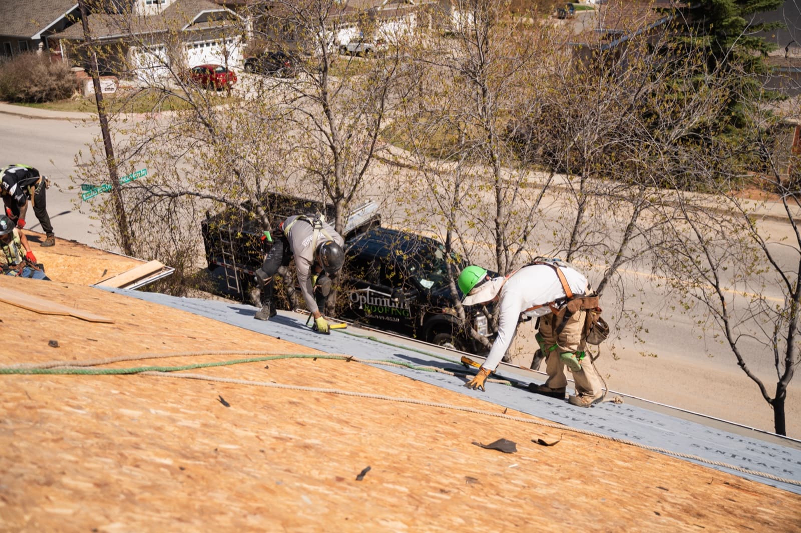 Shingle roof installation in Southern Saskatchewan